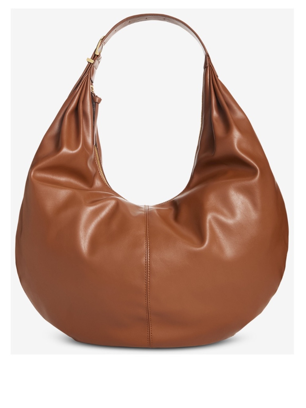 On 34th Joenii Extra Large Hobo Bag Brown